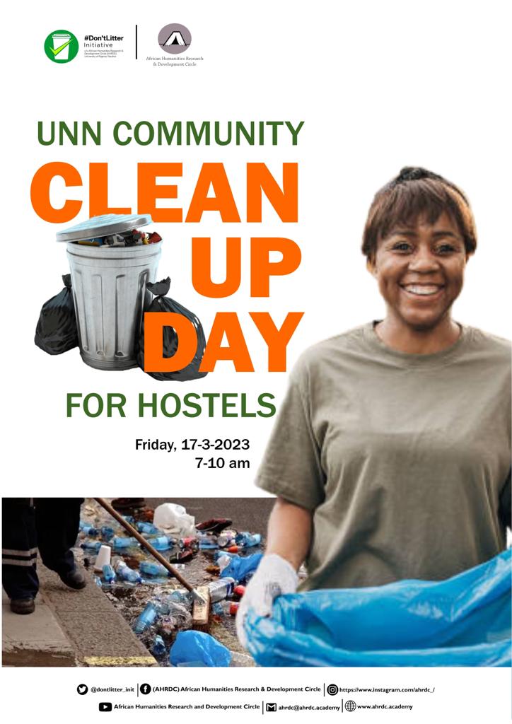 ahrdc_'s tweet photo. Join us!

Friday hostel cleanup is from 7:00-10:00am. 

 You’ll identify us with the #DontLitter vest.

.. #refreshment dey!

Let’s have fun cleaning our surroundings. 

Oyibo (global northerners) will not do it for us. https://t.co/RJ5185p3Ug