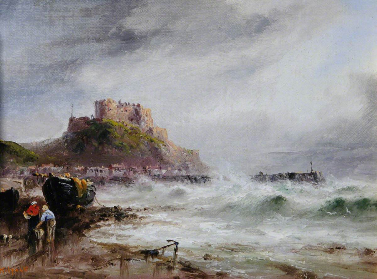 It's #WomensHistoryMonth and we have some incredible works by female artists in our #ArtCollection, such as this atmospheric oil painting of 'Gorey Castle' painted c. 1870 by Sarah Kilpack, one of the Channel Islands’ best-known Romantic artists. 

#OurIslandStory @ArtHouseJersey
