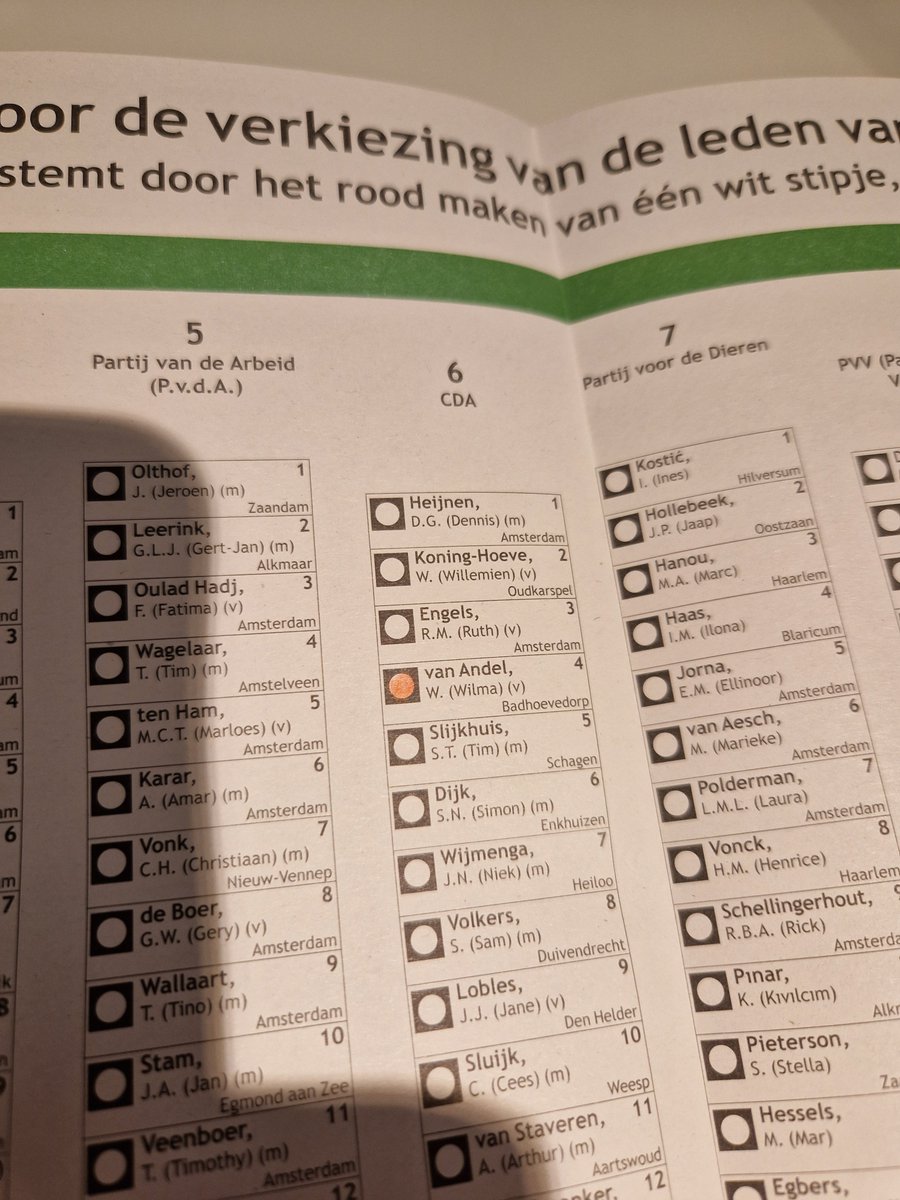 Ik stem voor de #stemgewoonopjezelf beweging.