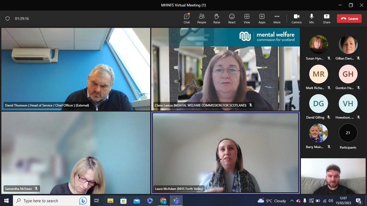 It was great to attend the first <a href="/MHNForumScot/">Mental Health Nursing Forum Scotland</a> meeting of 2023.
<a href="/Lauraw82/">lamca</a> and I presented an interesting project the <a href="/StudentMHNFScot/">Student MHN Forum Scotland</a> are currently working on. Thanks to <a href="/AlexAWParker/">Alexandra Parker</a> <a href="/alexEgraham1807/">Alex Graham</a> for assisting with preparation. Long way to go on this project...