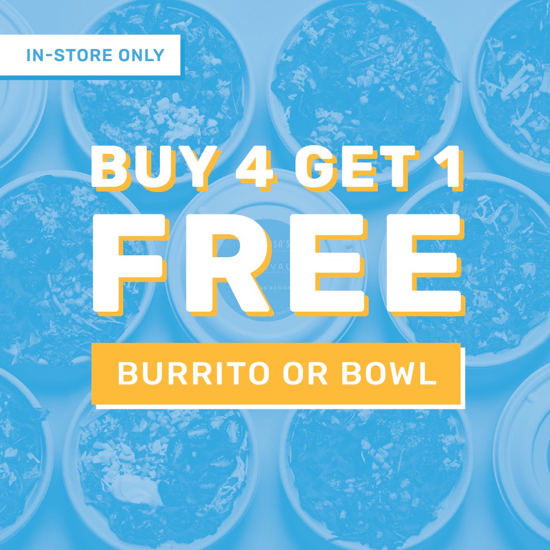 Here's a BIG reward for our BEST customers. Until May 9, tell us your phone number and you’ll get 1 point every time you order a bowl or burrito in store. 4 points = 1 free burrito or bowl! 

Visit the link in our bio for all the deets.

#ottawanews #torontonews