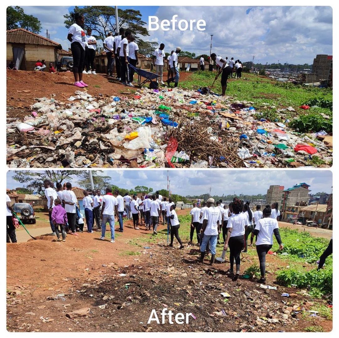 GivingTuesdayCa's tweet photo. #Repost #GivingTuesday Africa
Shining a spotlight on the generosity of the youth!
@cmetrust organized a clean-up in Mathare as part of the #GivingTuesdaySpark campaign. We celebrate their efforts to make the area cleaner and greener for all. https://t.co/d9PBCamaGv