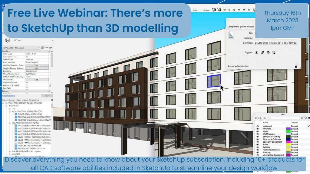 SketchUp UK on Twitter: "Free Live Webinar: There’s more to #SketchUp ...