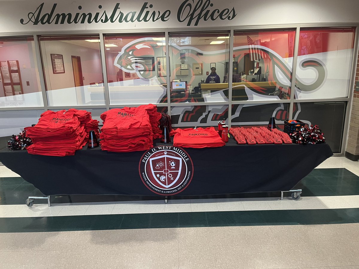 We are ready for Day 1 of our rising 6th graders’ visit to The West! <a href="/PaulDWestMiddle/">Paul D. West Middle</a> @prin_pauldwest <a href="/CoachBookELA/">Faith Booker</a> <a href="/He_TEaches/">Tevin Smith, Ed.S.</a> @tracee_ragland <a href="/LennetteJones/">Lennette Moore</a> <a href="/AAMrFlowers/">Richard Flowers</a>