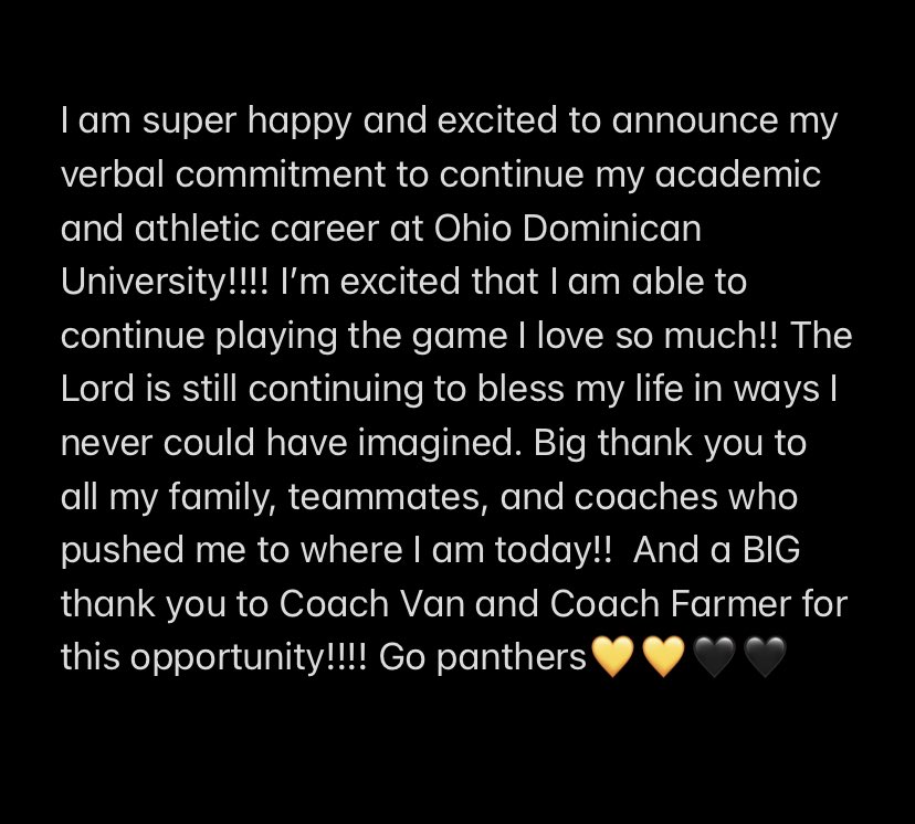 Haley Myers (@haleymyers2024) on Twitter photo Excited to be a future Panther!!!!💛💛
<a href="/ODU_Softball/">Ohio Dominican Softball</a> <a href="/tfarm22_/">Taylor Farmer</a> @HawksEstep <a href="/TeRuby1434/">Teresa Ruby</a> <a href="/Burg_fastpitch/">Wheelersburg Softball</a> Excited to be a future Panther!!!!💛💛
<a href="/ODU_Softball/">Ohio Dominican Softball</a> <a href="/tfarm22_/">Taylor Farmer</a> @HawksEstep <a href="/TeRuby1434/">Teresa Ruby</a> <a href="/Burg_fastpitch/">Wheelersburg Softball</a>