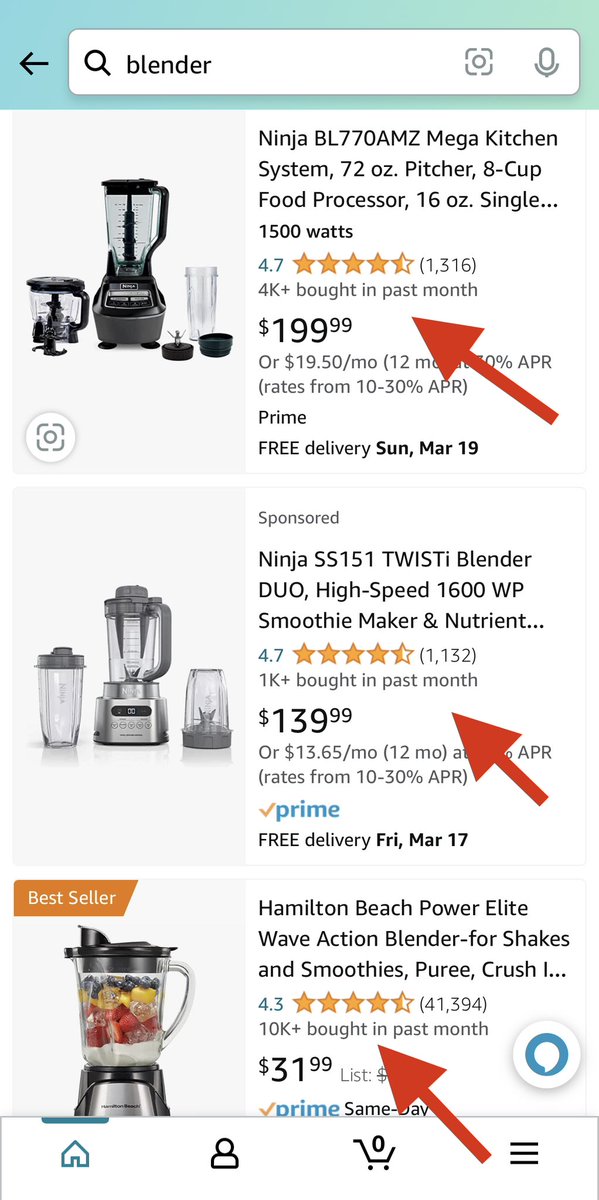 eCommSimplified's tweet image. Spotted on Amazon search results. Amazon seems to be testing? Releasing? the number of monthly sales per unit in search results. Way to out #Keepa, @Keepa_com! NOTE: This doesn’t appear in all searches at this time. Wonder where they’re going with this. 🤔