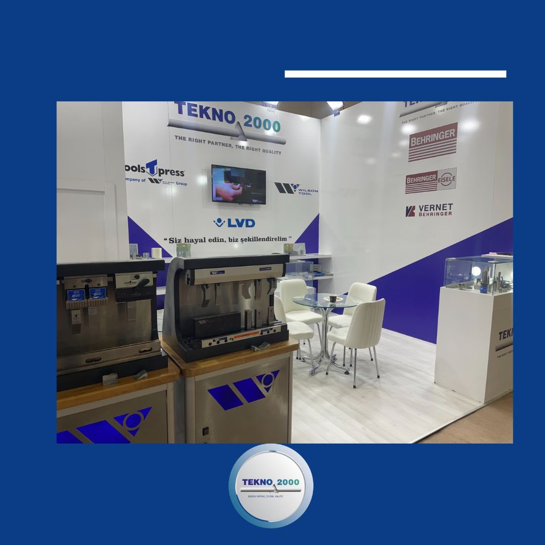 tekno2000makina's tweet image. Değerli Müşterilerimiz;
 
#İMATECH Endüstriyel Üretim Teknolojileri fuarında Fuaye salonunda, C146 numaralı standımızda sizleri ağırlamaktan mutluluk duyacağız.

#Tekno2000 #Tekno2000makina #WilsonTool #LVD #Behringer #BehringerEisele #VernetBehringer #PrimaPower #ToolsPress