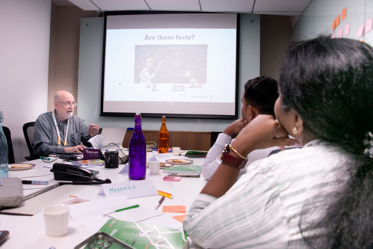 agileindia's tweet photo. "#BeyondEstimates grew from the idea that I've never really seen #estimates work well for #SoftwareDevelopment. Year after year I hear people saying we need to get better at estimates and to me there's something wrong with that." @WoodyZuill at his #AgileIndia #workshop today. https://t.co/lbhBIt6Hx6