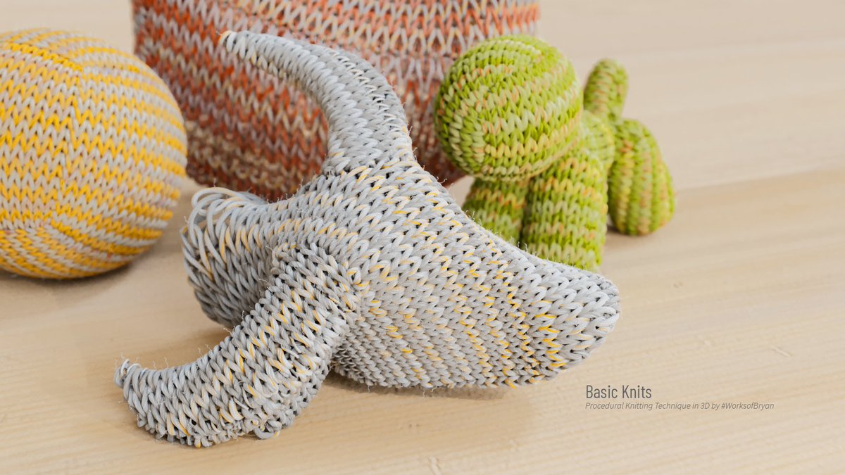 Practice Sessions: Procedural knitting technique in 3D by #WorksofBryan 

#3dart #supporthumanartists #arnold #maya #houdini #pinoyartist #sidefxhoudini