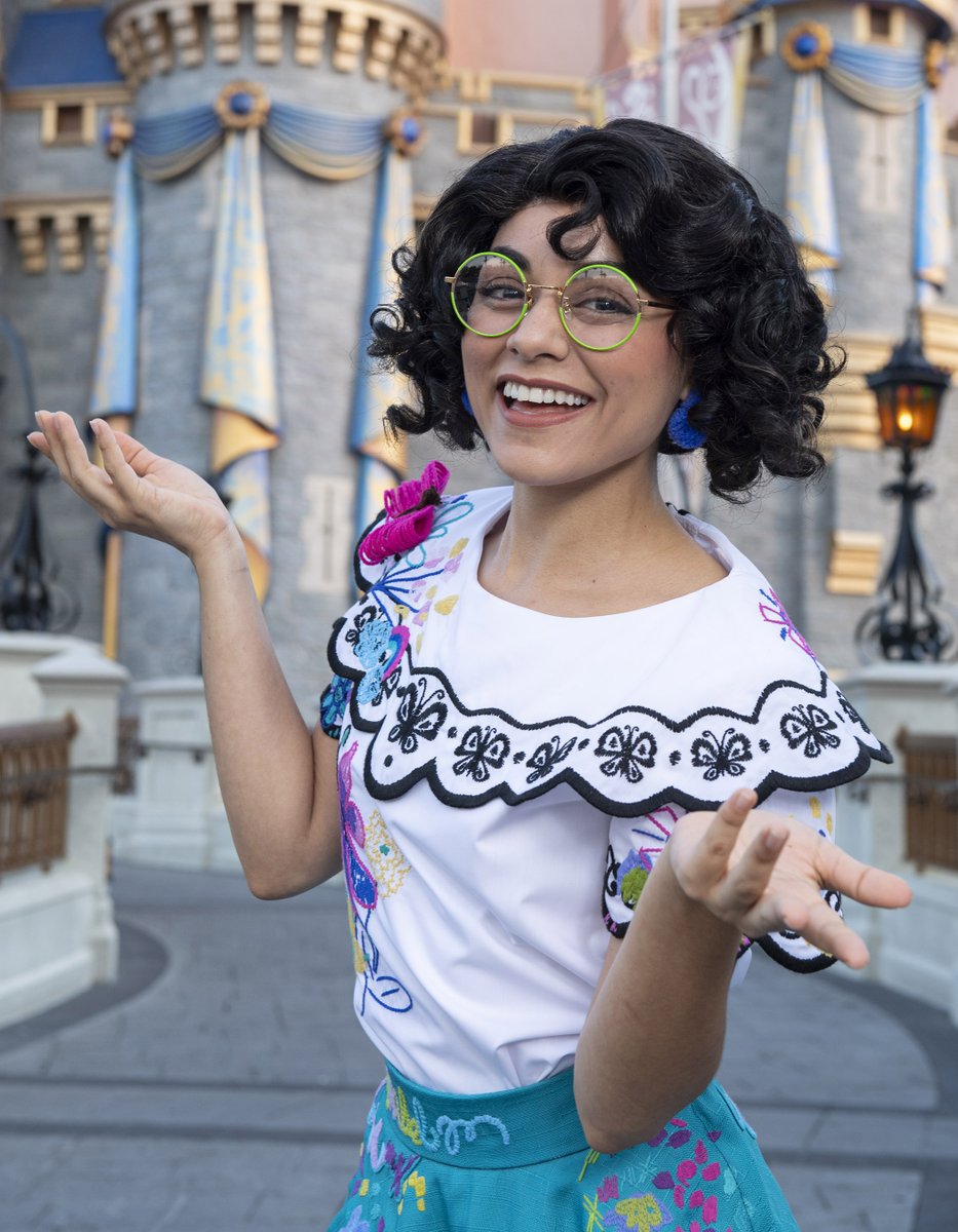 ScottGustin's tweet photo. Disney confirms the Mirabel meet and greet coming to Magic Kingdom this fall will be in Fairytale Garden (currently Merida) in Magic Kingdom. The area will be redesigned to resemble Mirabel's Casita. https://t.co/QGp1MwOPux
