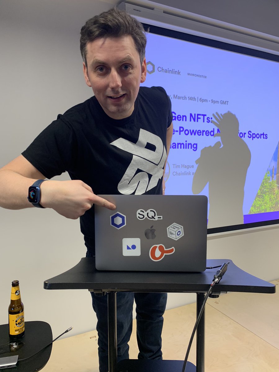 Great evening with the guys and girls from <a href="/Mancweb3/">Manchester Blockchain Alliance</a> <a href="/blockchain_manc/">Blockchain Manc</a> and <a href="/KnownOrigin_io/">KnownOrigin.io</a>! Brilliant turn out, lots of great ideas and some Web3 heavyweights in the making. Looking forward to continue developing the <a href="/chainlink/">Chainlink</a> community in Manchester and beyond!