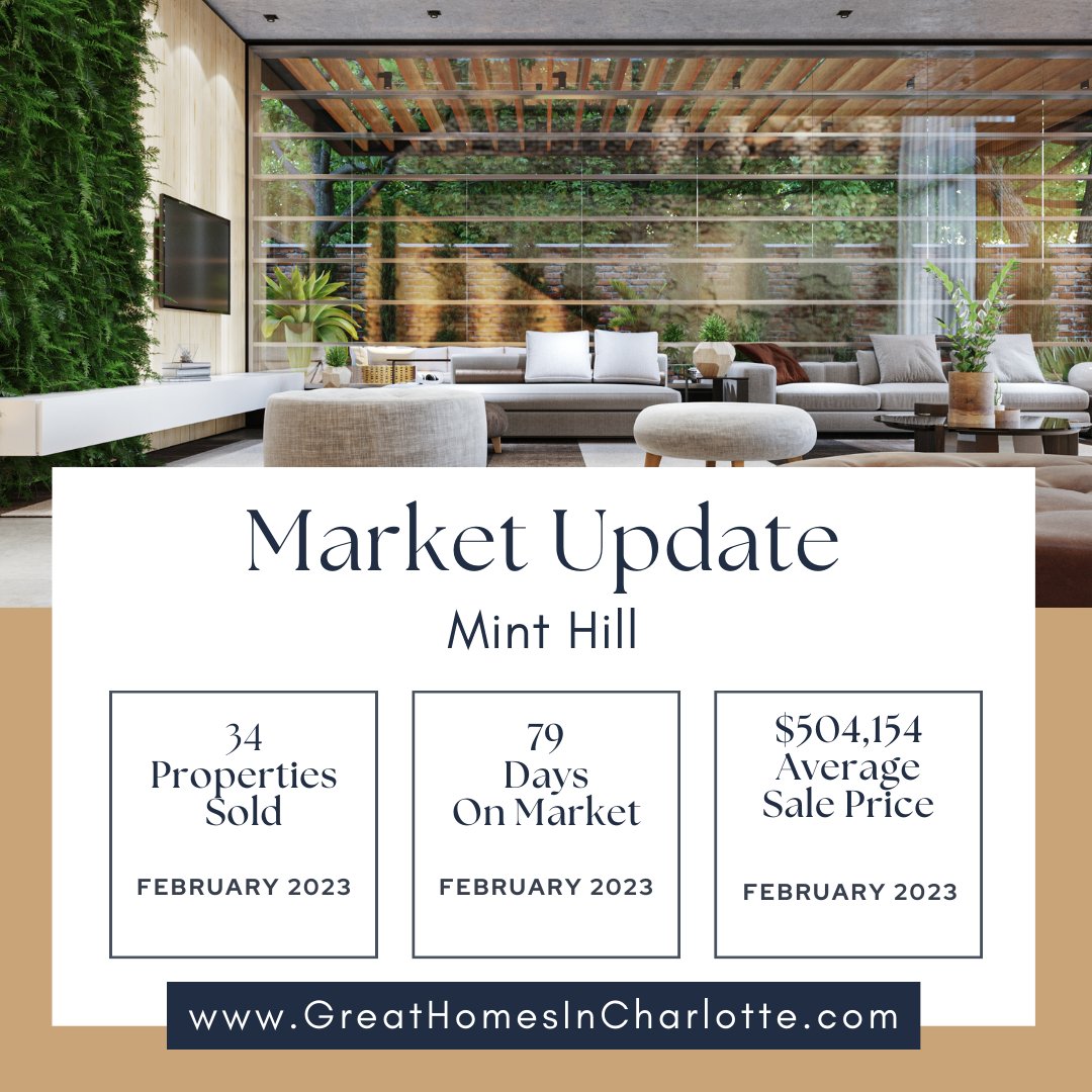 Mint Hill, NC Home Prices And Sales Up In February 2023 activerain.com/blogsview/5778… #minthillnc #homesales #RealEstate #realestatemarket #CharlotteNC #greathomesincharlotte #housingmarket