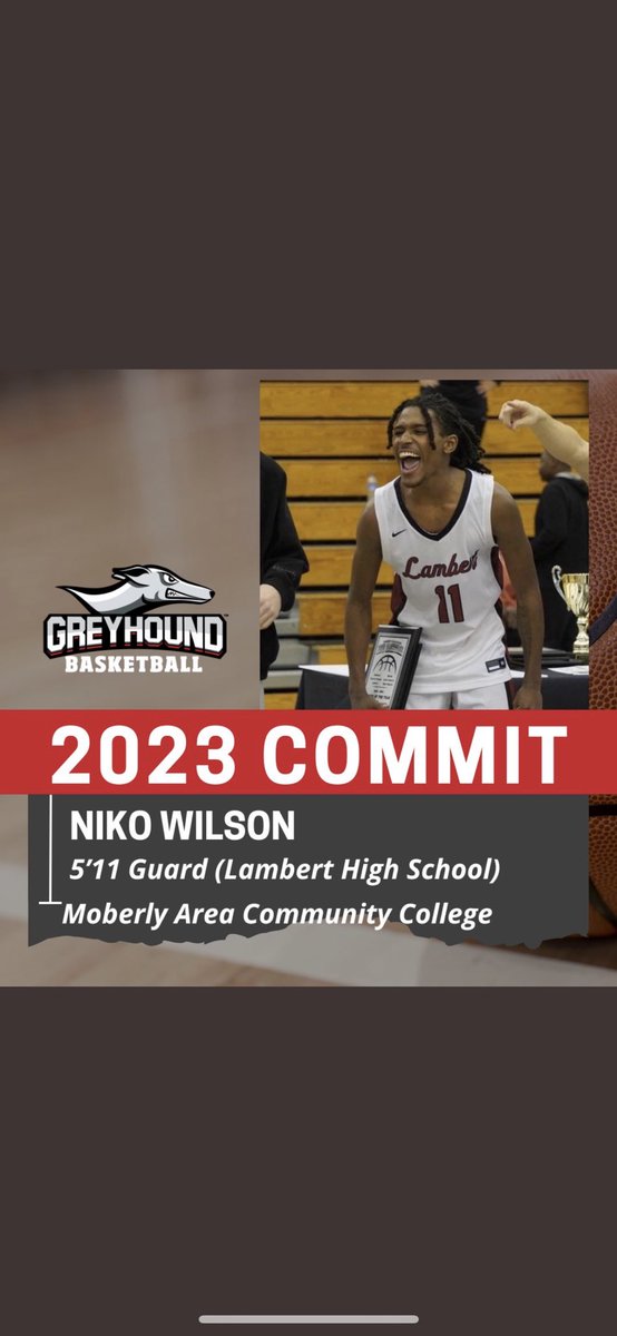 I am blessed and honored to announce my commitment to Moberly Area, Thank you to all my coaches, Friends, and family who have helped me along the way!!!#Committed <a href="/MGreyhounds/">Moberly Area CC MBB</a> <a href="/lamberthoops/">Lambert Basketball</a>