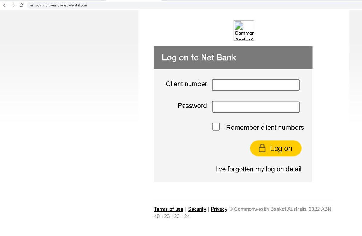 DuhGetOverIt's tweet photo. @CommBank Spotted Phishing Website, reported to CloudFlare and traced the IP 7 hops away from me just around Melbourne area.   https://t.co/RCBHTgMNdR https://t.co/ejRxCdvZ7x
