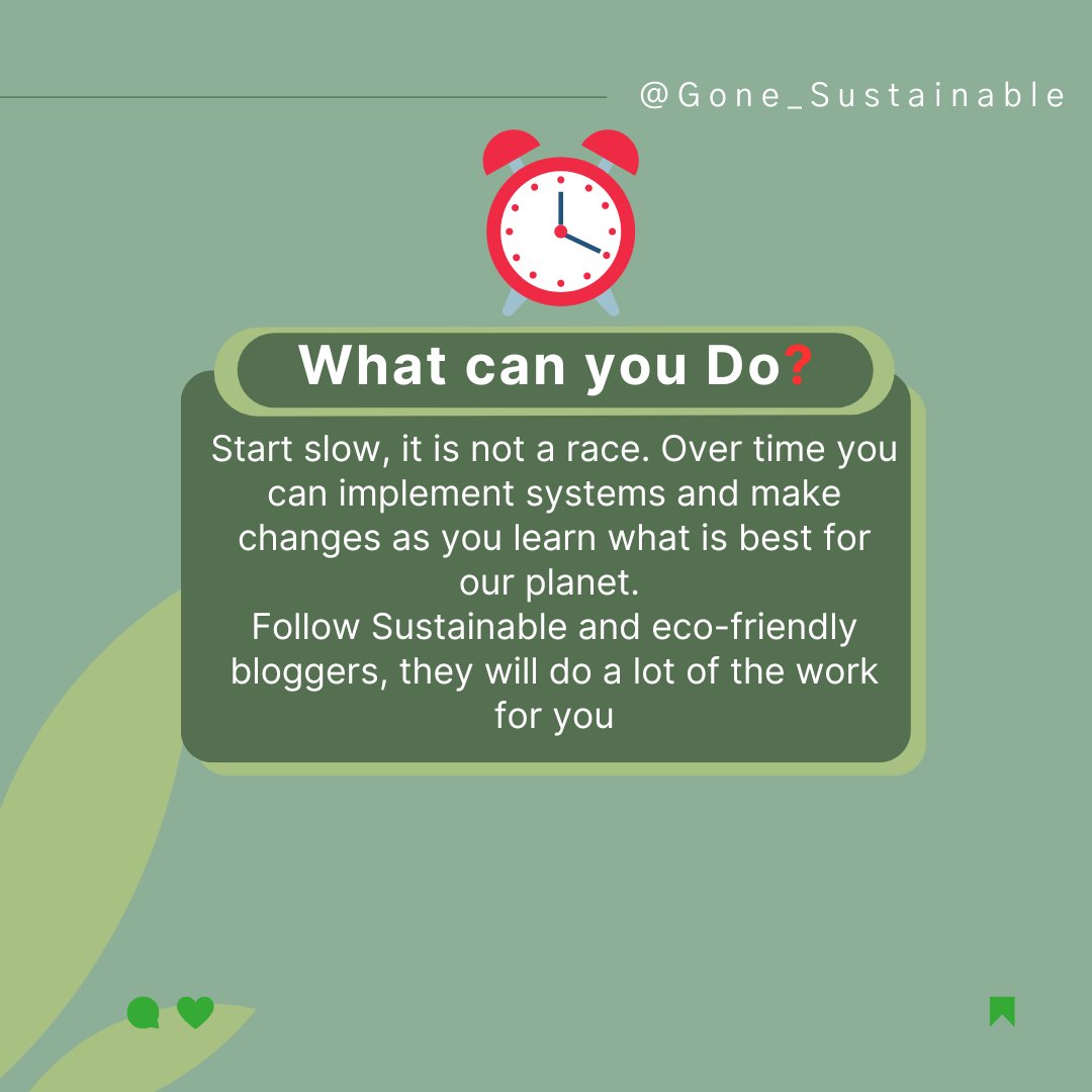 GoneSustainable's tweet photo. Lack of Time โฐ
Many of us do not have the time to get educated about how to be green, as well as searching for the eco-friendly alternative. Let alone taking on eco activities.
#barrierstogoinggreen #goinggreen #gosustainable #ecoblogger #sustainableblogger #greenblogger https://t.co/z5Lx5riXXD