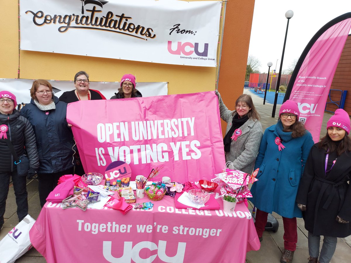 Open University UCU tweet media