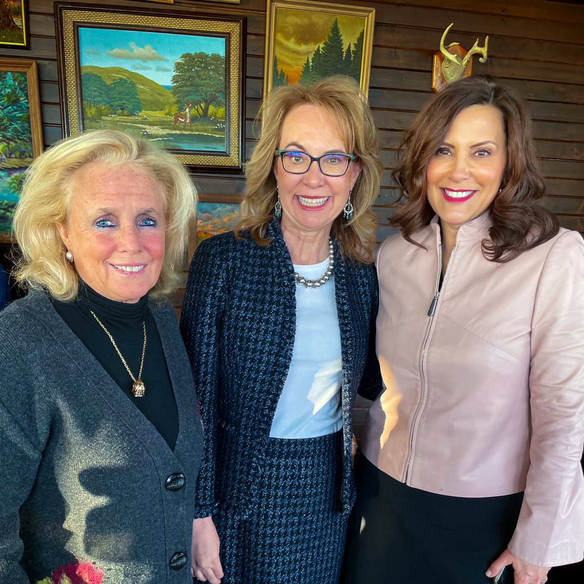 Rep. Debbie Dingell (@repdebdingell) on Twitter photo Spent a quiet evening with girlfriends <a href="/GovWhitmer/">Governor Gretchen Whitmer</a> and <a href="/GabbyGiffords/">Gabrielle Giffords</a> before we join advocates at the State Capitol today to call for strong action on gun violence.
We will not stop working until our communities are safe. Spent a quiet evening with girlfriends <a href="/GovWhitmer/">Governor Gretchen Whitmer</a> and <a href="/GabbyGiffords/">Gabrielle Giffords</a> before we join advocates at the State Capitol today to call for strong action on gun violence.
We will not stop working until our communities are safe.