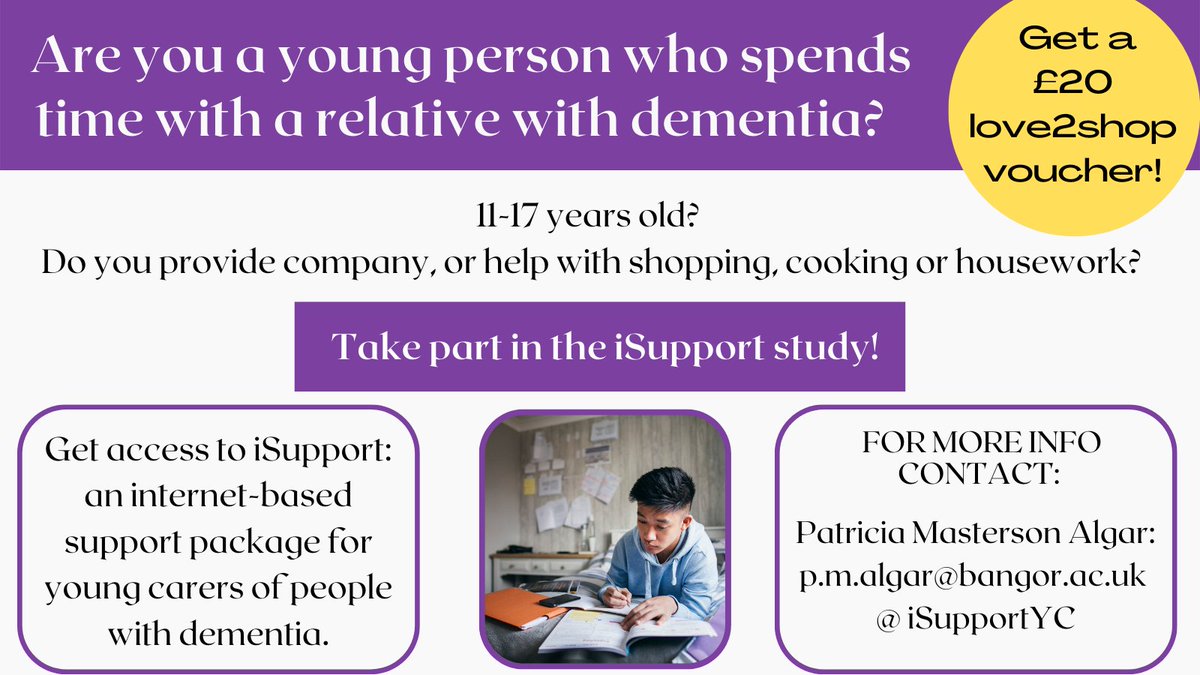 Calling all young people with caring responsibilities for a person with #dementia. We would love to hear your views #YoungCarersActionDay

<a href="/AgingCare/">AgingCare.com</a> <a href="/FamilyLives/">Family Lives</a> <a href="/DemDetectives/">Dementia Detectives</a> <a href="/cheshirecarers1/">Cheshire and Warrington Carers Trust</a> <a href="/StHelYoungCarer/">StHelensYoungCarers</a> @StHelensCarers <a href="/CarersHub/">Carers' Hub Lambeth</a> <a href="/LambethYCP/">Lambeth Young Carers</a> <a href="/CarersTrustHill/">Carers Trust Hillingdon & Ealing</a>