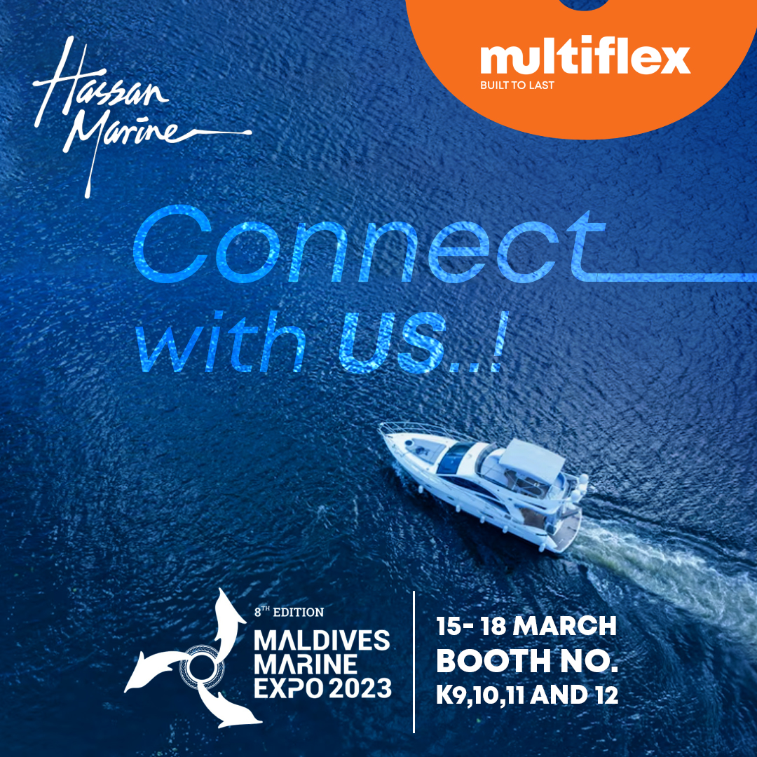 multiflexmarine's tweet image. The Maldives Marine Expo 2023 is started officially and we're here exhibiting our latest and best marine products. Stop by our booth and say hello! 
.
.
.
.
.
#Multiflex #multisteer  #maldivesmarineexpo #boatshowtime #latestproducts #boatingcommunity