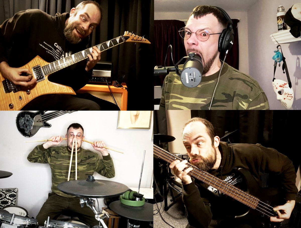 We're hard at work in the studio putting the finishing touches on our magnificent album entitled 'Number Two'. More info, release date, sneak peeks coming soon. #deathmetal #thrashmetal #foolish #recordingstudio