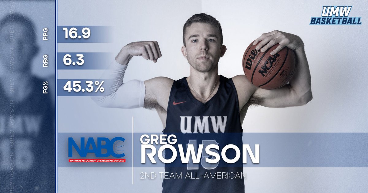Greg Rowson has been named 2nd Team All-American! 🦅