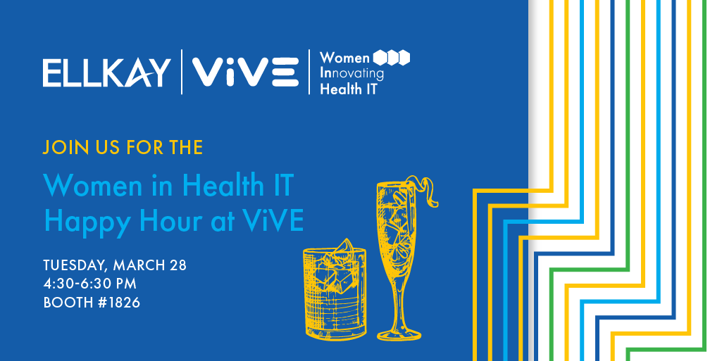 Are you attending #ViVE2023? Join #TeamELLKAY for a special Happy Hour in honor of #WomeninHealthIT and the innovation and inspiration they bring to our industry at Booth 1826. We’ll be serving favorite local cocktails: Lynchburg Lemonade and Southern Tea. See you there!
