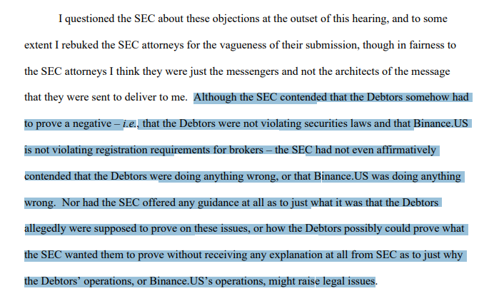 Gary Gensler: The securities laws are clear
US Bankruptcy Judge: