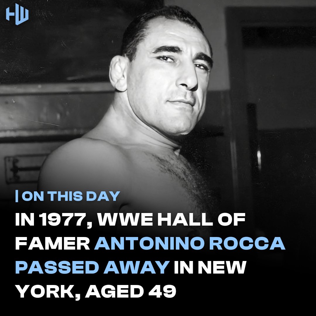 On March 15th 1977, Antonino Rocca passed away in New York, aged 49.

He was posthumously inducted into the WWE, Stampede Wrestling and Wrestling Observer Newsletter Hall of Fames.