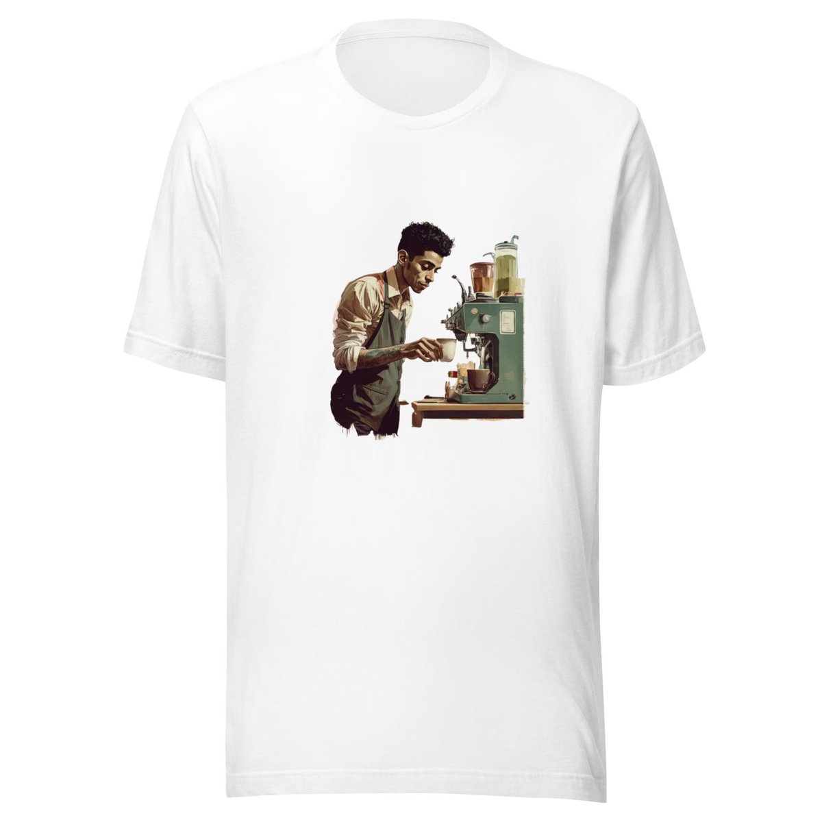 IBMClothing's tweet photo. Barista t-shirt - https://t.co/wPr3ettzlF https://t.co/jrOHuqmW6j