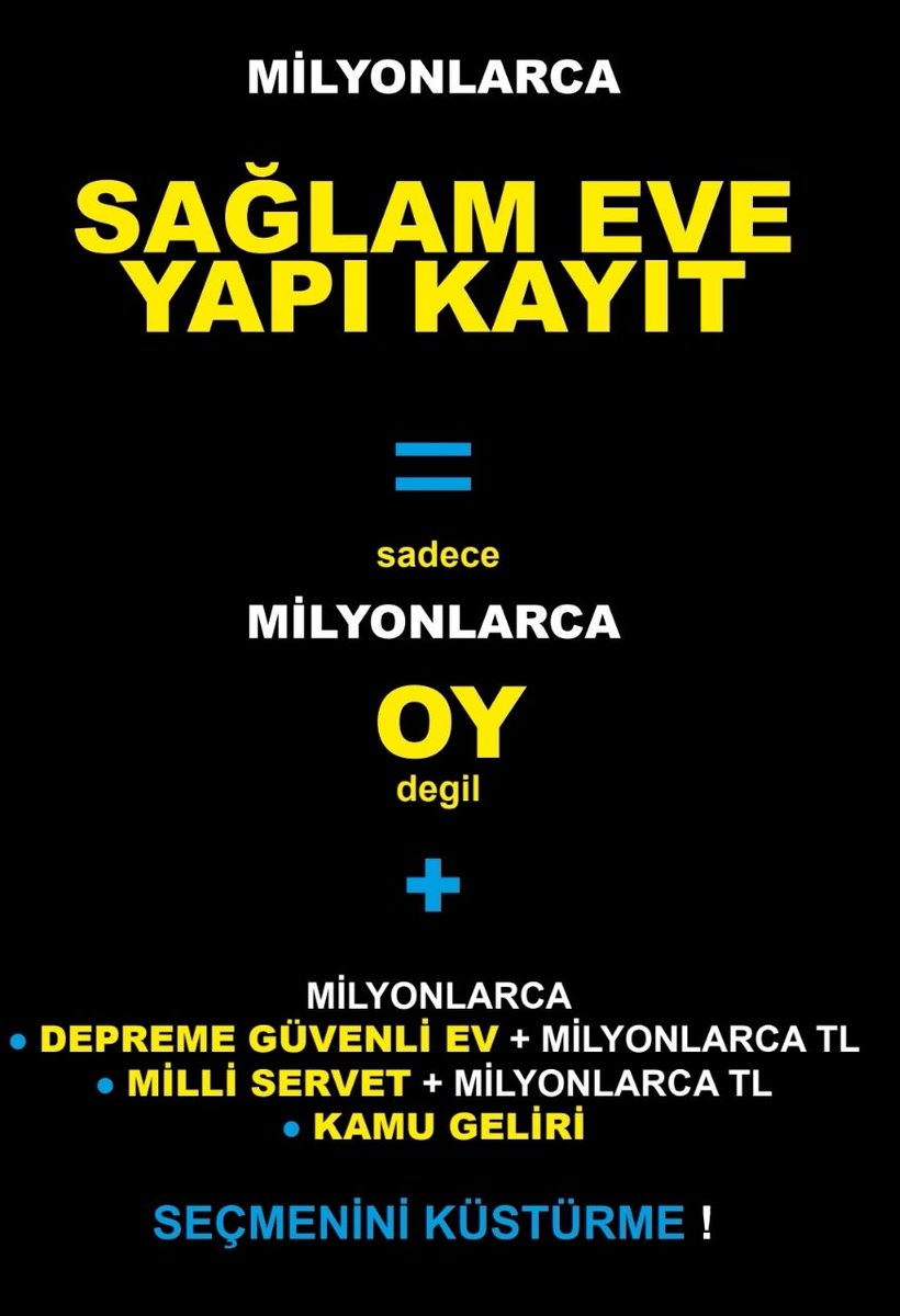 iytdernegi's tweet photo. DepremŞartlı YapıKayıt
Düzenlemesi istiyoruz

Seçmeniniz Çözüm Bekliyor
Kendi tapulu yerimizde deprem riski taşımayan evlerimiz için #YapıKayıtYasası istiyoruz. Çok birşey istemiyoruz. Barınma en doğal hakkımız.

AKP'li
AF İSTİYORUZ
Belediye
Algı
#Adıyaman
#TBMM
Bedava https://t.co/5N6SZ85vTF
