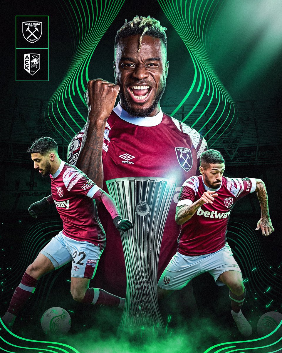 WestHam's tweet photo. We take on AEK Larnaca under the lights at London Stadium tonight 🏟️

COME ON YOU IRONS! ⚒️ https://t.co/Xm84fiAr0U