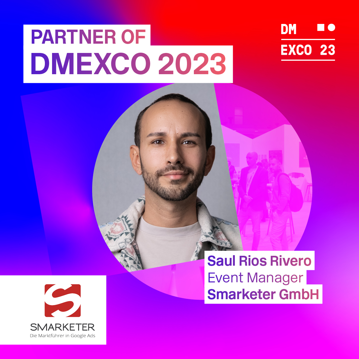 dmexco's tweet photo. 🧵 Convince your audience with customized Google & Bing ads ✂️
Join #DMEXCO23 & meet @smarketerde!
#Smarketer #SaulRiosRivero #DMEXCO #Ads #Google #Bing https://t.co/dAr5MKLmYs