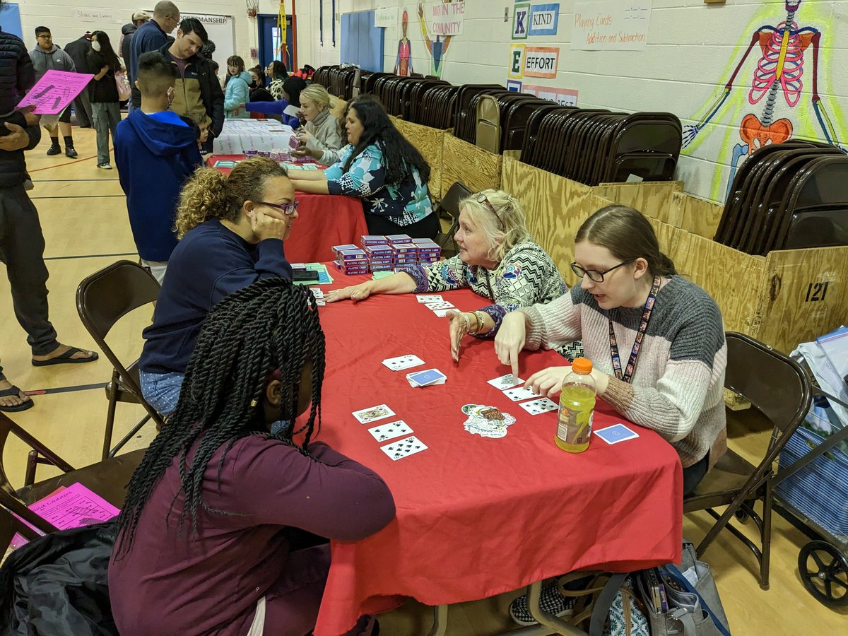 RiversideFCPS's tweet photo. Our students and families went home with so many math goodies last night, and some even went home with pie! We're so thankful for everyone that came and for our teachers that shared some great math games to play at home. https://t.co/Va5E9R7R1D