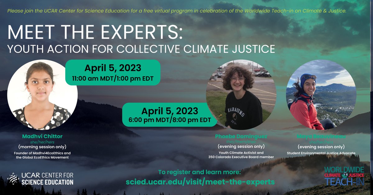 The UCAR Center for Science Education tweet media