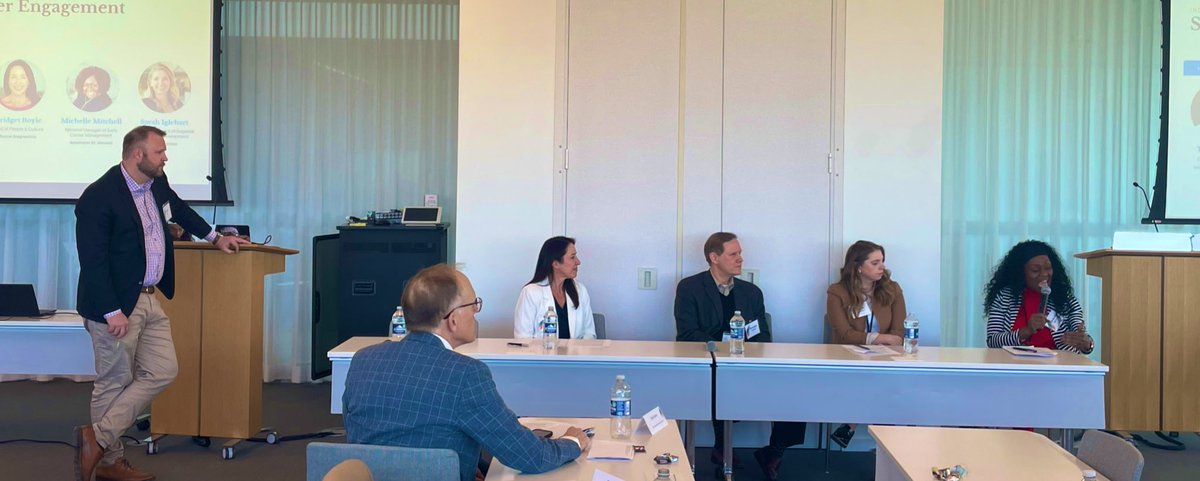 Thank you to our incredible #employer panel for highlighting the role of industry in scaling #YouthApprenticeship. @Bridgetboyle05 from @RocheDiaUSA, Michelle Mitchell from @Ascensionorg, Sarah Iglehart from @IndyChamber & Dennis Trinkle from @TechPointInd  @BrookingsInst