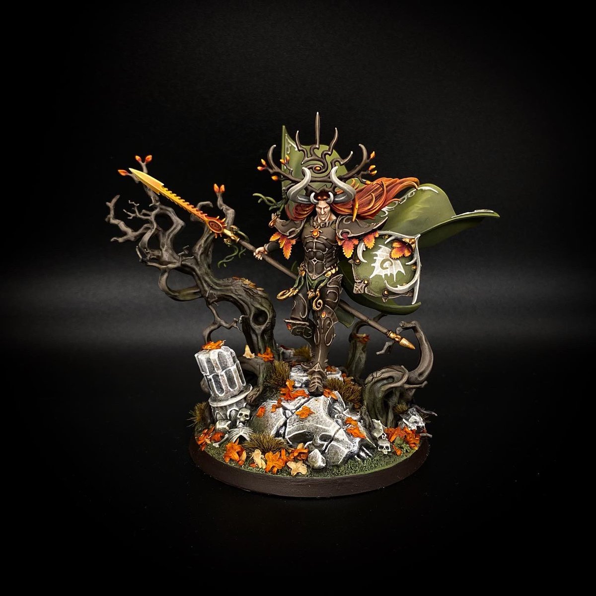 AShroudOfEmbers's tweet photo. @warhammer Difficult to choose just one so here’s 3 instead.
🍂 Glade Lord Conversion
🕯️ Coven Throne Conversion
🗡️ Vampire Lord ‘on’ Zombie Dragon
#paintingwarhammer #WarhammerCommunity #forestofstone #soulblight #soulblightgravelords #woodelves #citiesofsigmar #ageofsigmar #gladelord https://t.co/n72bTGk8yH