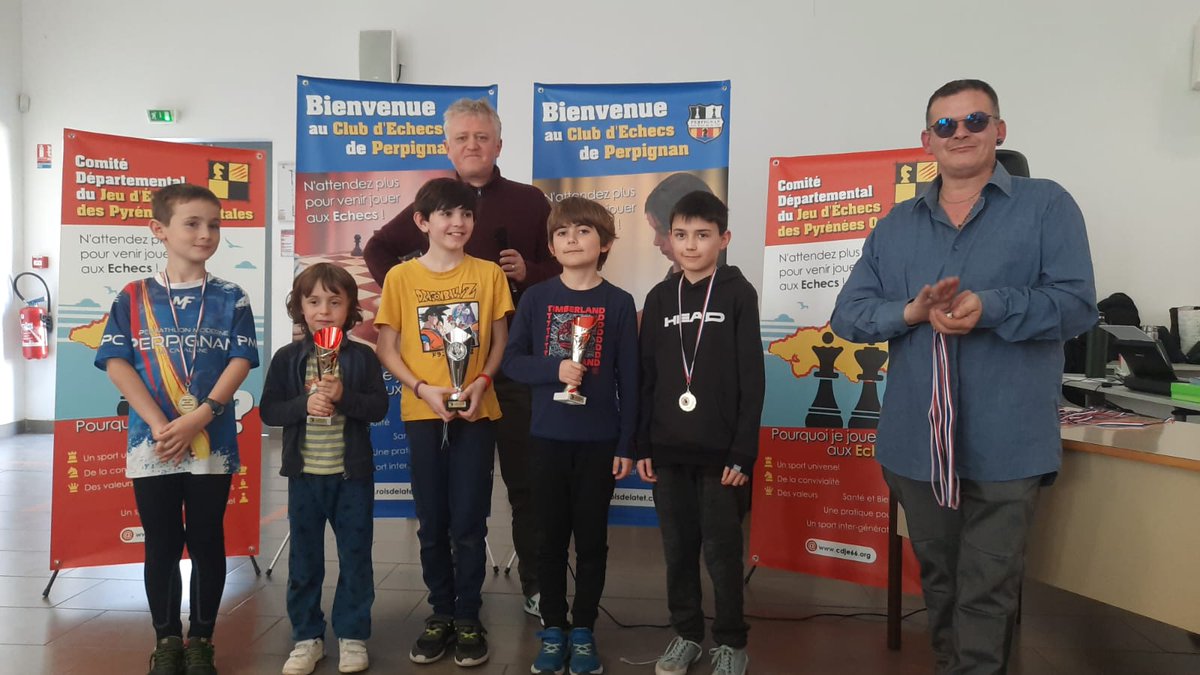 galuelg1's tweet photo. Charlie Cassagnères remporte le tournoi jeunes -12 ans du 15 Mars à #PERPIGNAN https://t.co/2QWmvgBNRK #échecs #chess #ajedrez #schach #escacs https://t.co/xrreZrOY4z