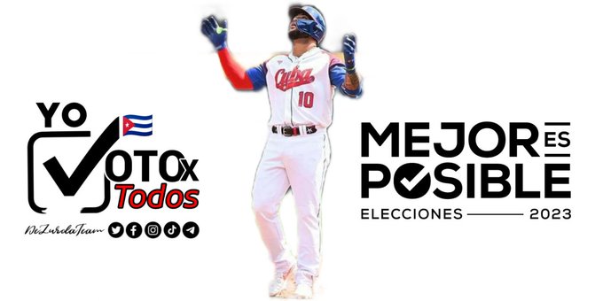 Domingo 07:00 horas prueba dinámica en toda #Cuba, 19:00 horas primera semifinal del #ClasicoMundial2023 
#TeamAsere hace historia. #elCubaClasico 
#YoVotoXTodos 
#MejorEsPosible 
#SanctiSpiritusEnMarcha