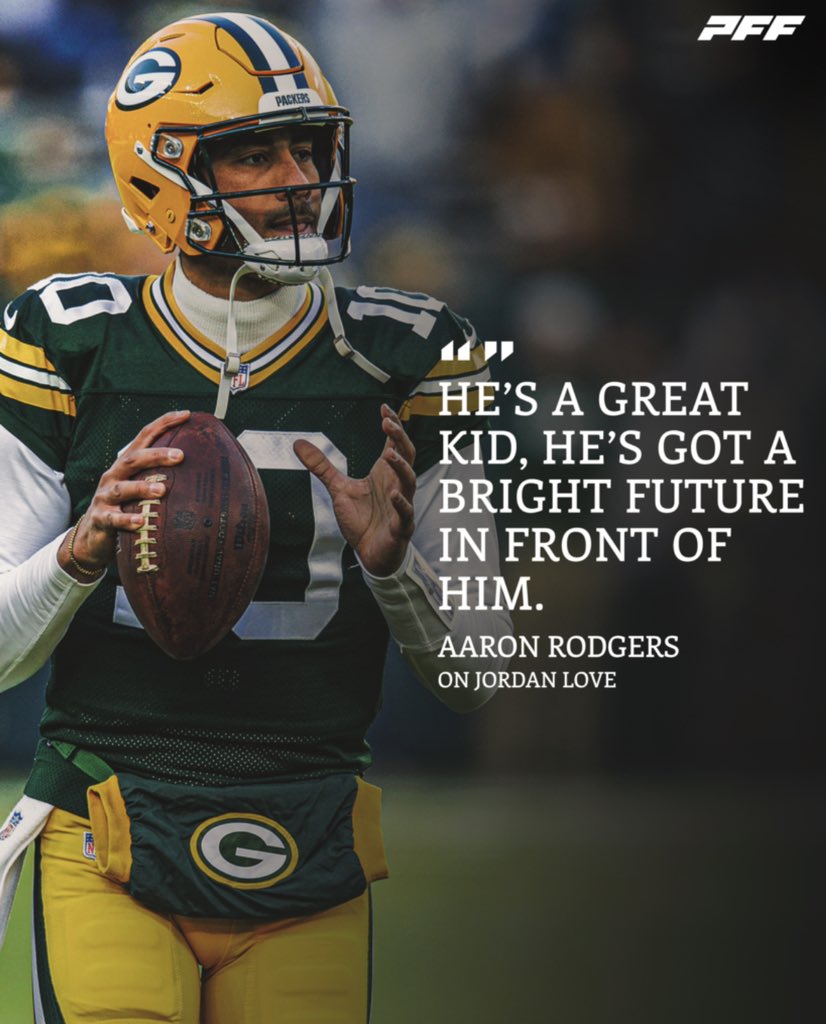 Aaron Rodgers with praise for the Packers new QB1 👀