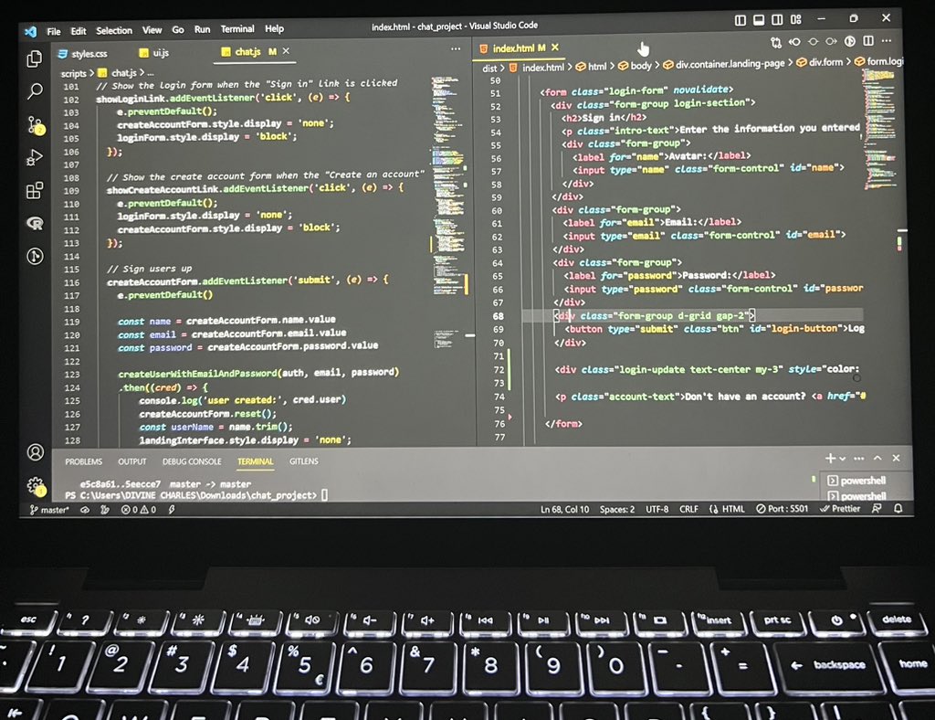 The_vine__'s tweet photo. The code                                       The result https://t.co/Xh0URDUZBA