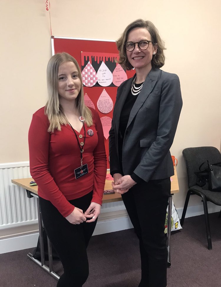 LoveYourPeriod1's tweet photo. We were thrilled to meet @CatherineFookes someone we’ve looked up to for a while. A wonderful surprise today to meet one of our feminist icons! #chatwithFlo https://t.co/kxYnlkL7r3