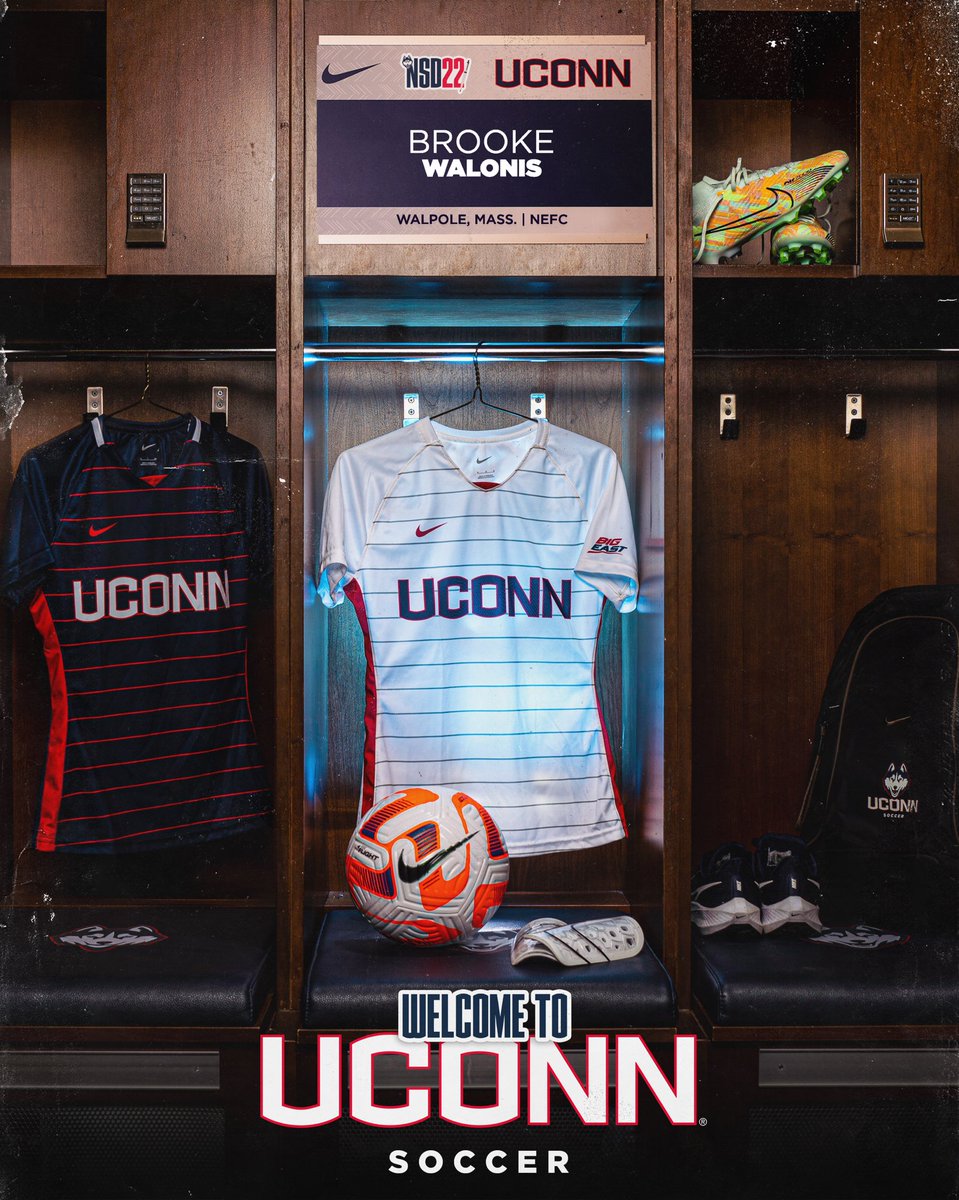UConnWSOC's tweet photo. Welcome to #UConn, Brooke! https://t.co/KabyONolaa