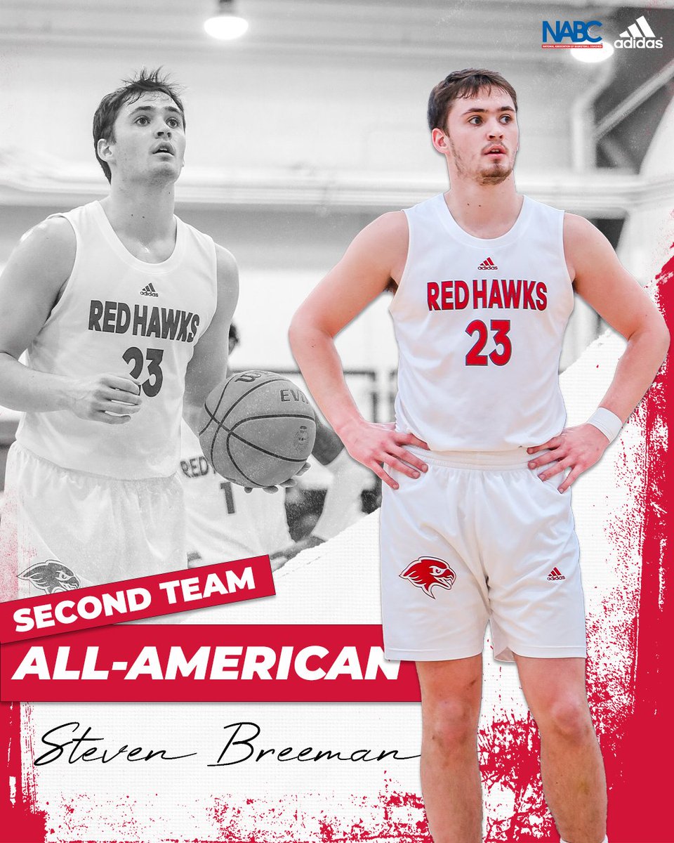 Congratulations to Steven Breeman, who was named to the <a href="/NABC1927/">NABC</a> Division III All-America Second Team!

📰➡️ bit.ly/42qz01c

#ComeFlyWithUs | #HABITS