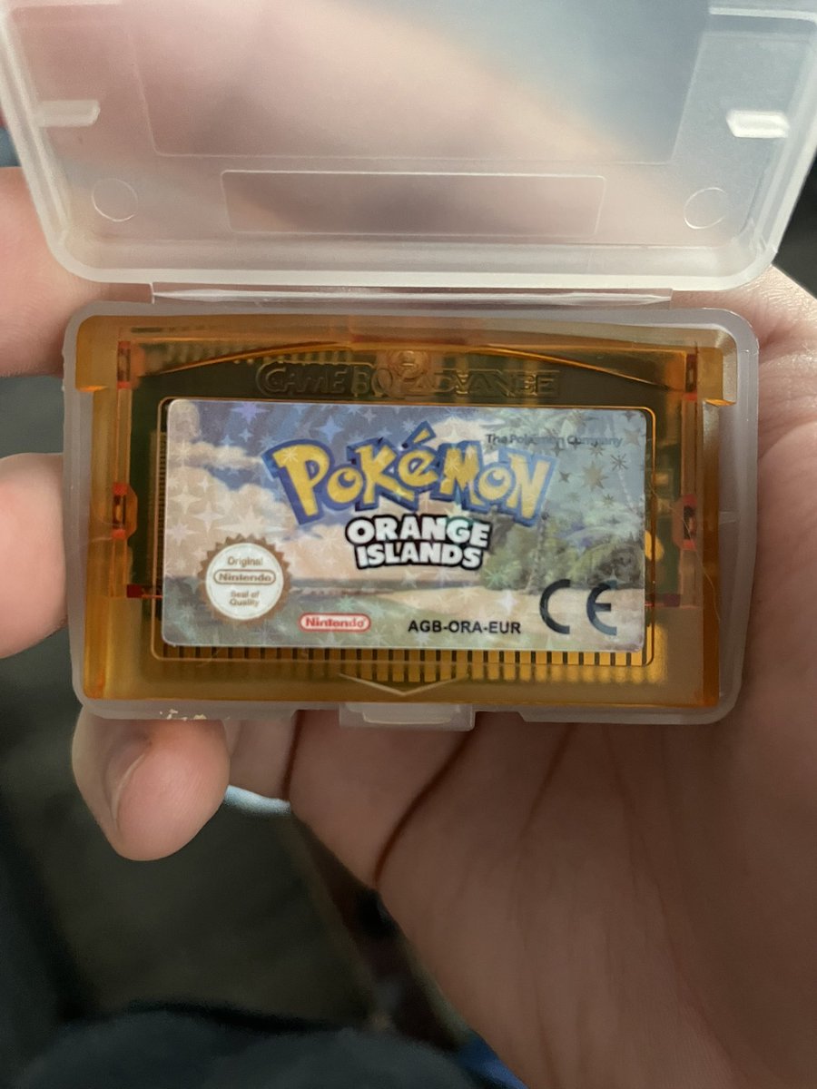 FlareVT's tweet photo. ✨Look What Came In Today!

🔥In the Anime, Ash actually won one league before. It was the Orange Islands and now I have a fan made game that lets me play as Ash going through the adventures shown in the anime! 

Would you be interested if I streamed this?? https://t.co/s65UomHPZJ
