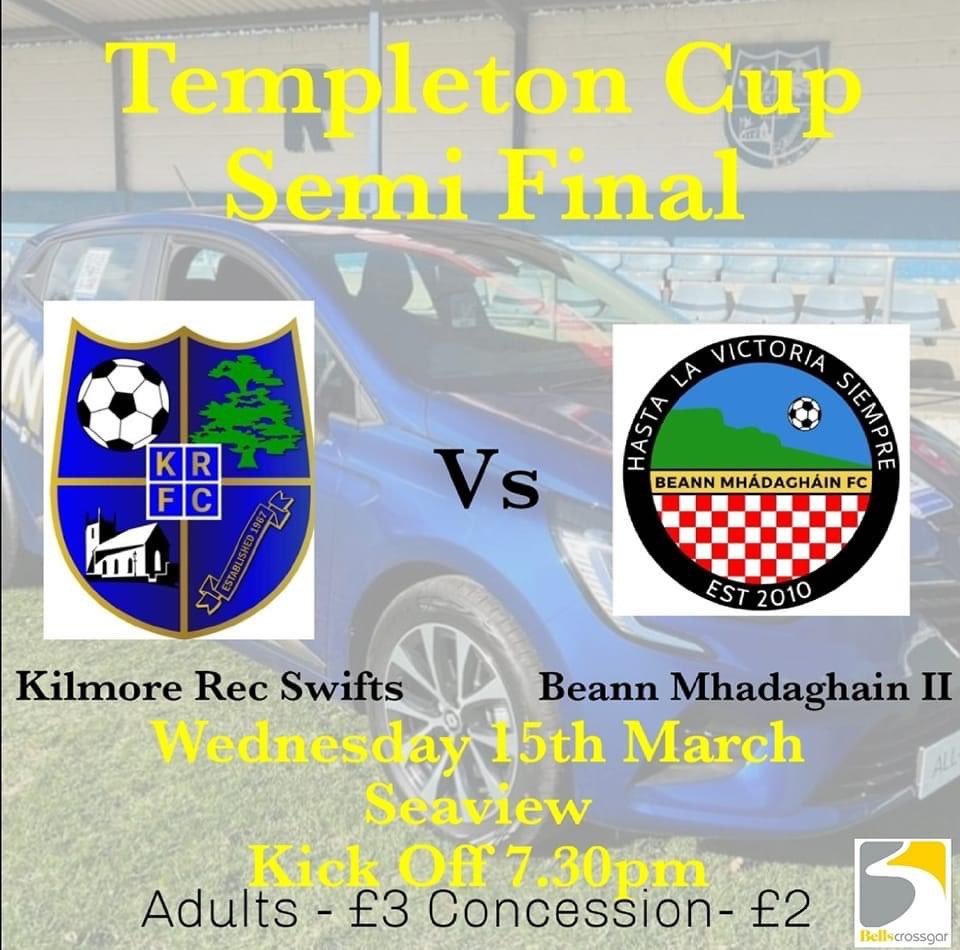 KilmoreRec's tweet photo. It's Match Day for the Swifts as they travel to Seaview to take on @BMFC2010 with a spot in the Templeton Cup Final at stake.

Best of luck lads 🔵⚪️🚂

#UPASWIFTS
#MonTheBlues https://t.co/W4UVRSSSEz
