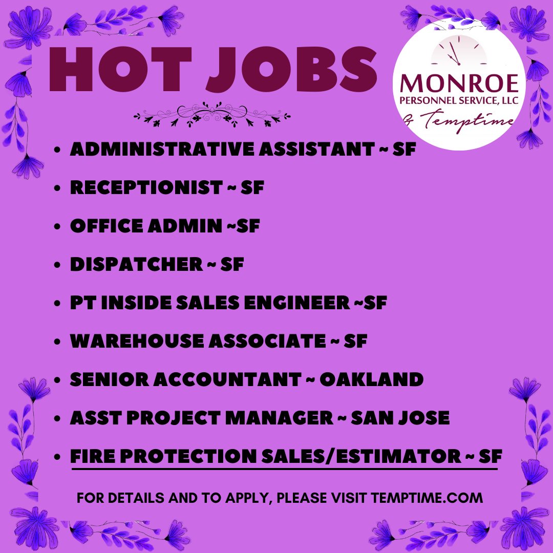 Temptime's tweet image. For details or to apply, please visit Temptime.com