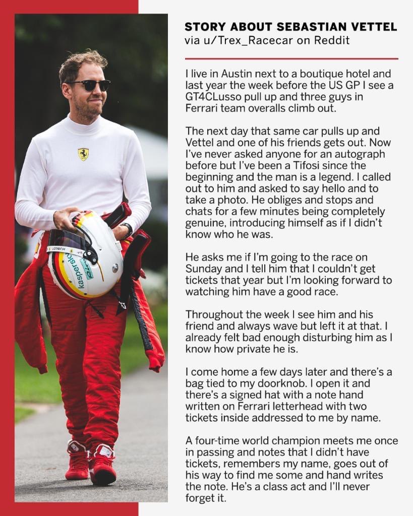ocsebvettel's tweet photo. There is only one Sebastian Vettel👑❤️

#SV5 #Vettel #Seb5 https://t.co/GYJrIslUc6