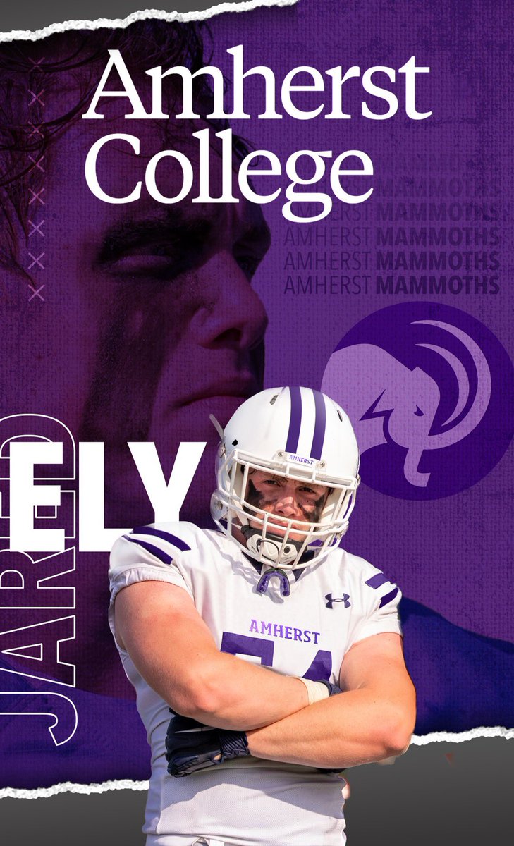 JaredE204's tweet photo. Very excited to announce my commitment to play collegiate football and further my academic career at Amherst College. I can’t thank enough all who were involved in my journey to get to this point. Crank it! @CoachEJMills @AmherstCollFB https://t.co/W1RWJyHI7y