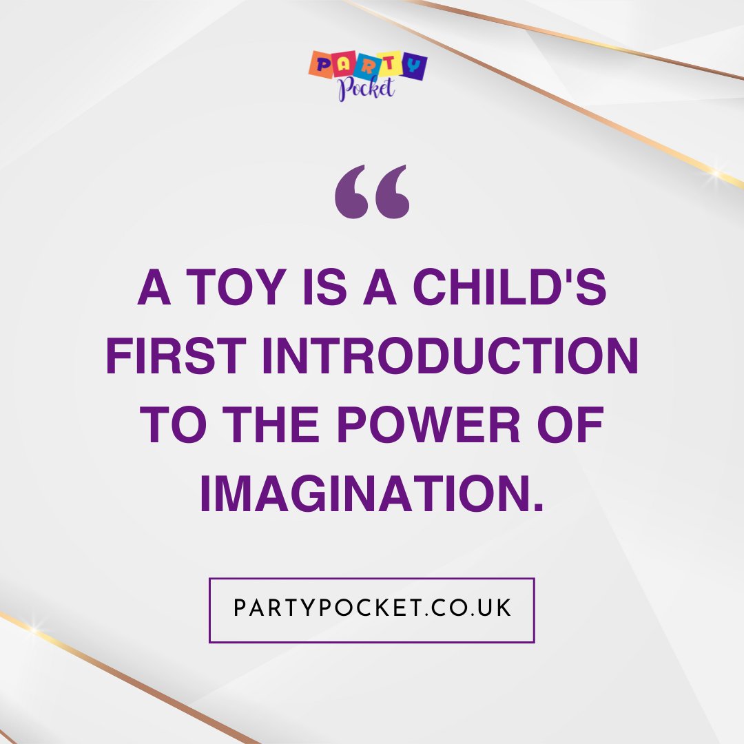 PartyPocket1's tweet photo. A Toy is a Child's First Introduction to the Power of Imagination. Do you agree? 😍 https://t.co/5bWhloXFuh
