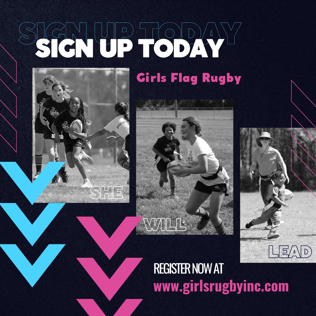 🚨 The early bird registration window for our Spring programs is nearing a close! Don't miss your chance to save! Sign up and join our team at girlsrugbyinc.com/register #RegisterToday #RegisterNow #SignUp #RugbyForHer #GirlsRugby #GirlsFlagRugby #FlagRugby #RugbyForGirls #Rugby